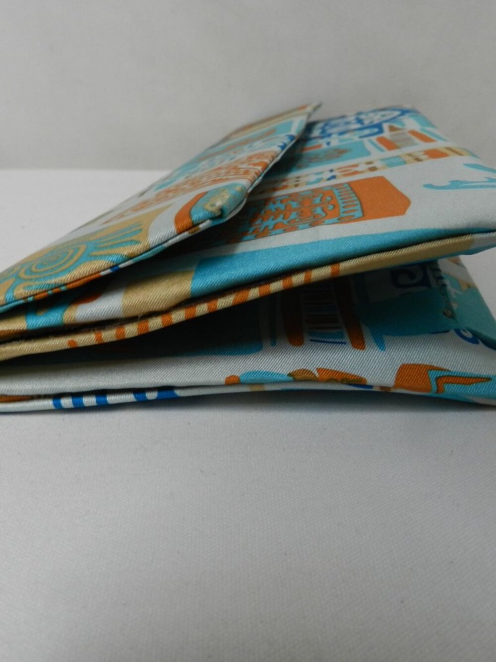 Pineda Covalin 100% Silk clutch purse handbag Mexico Sun Birds Lizards colorful - Picture 8 of 10